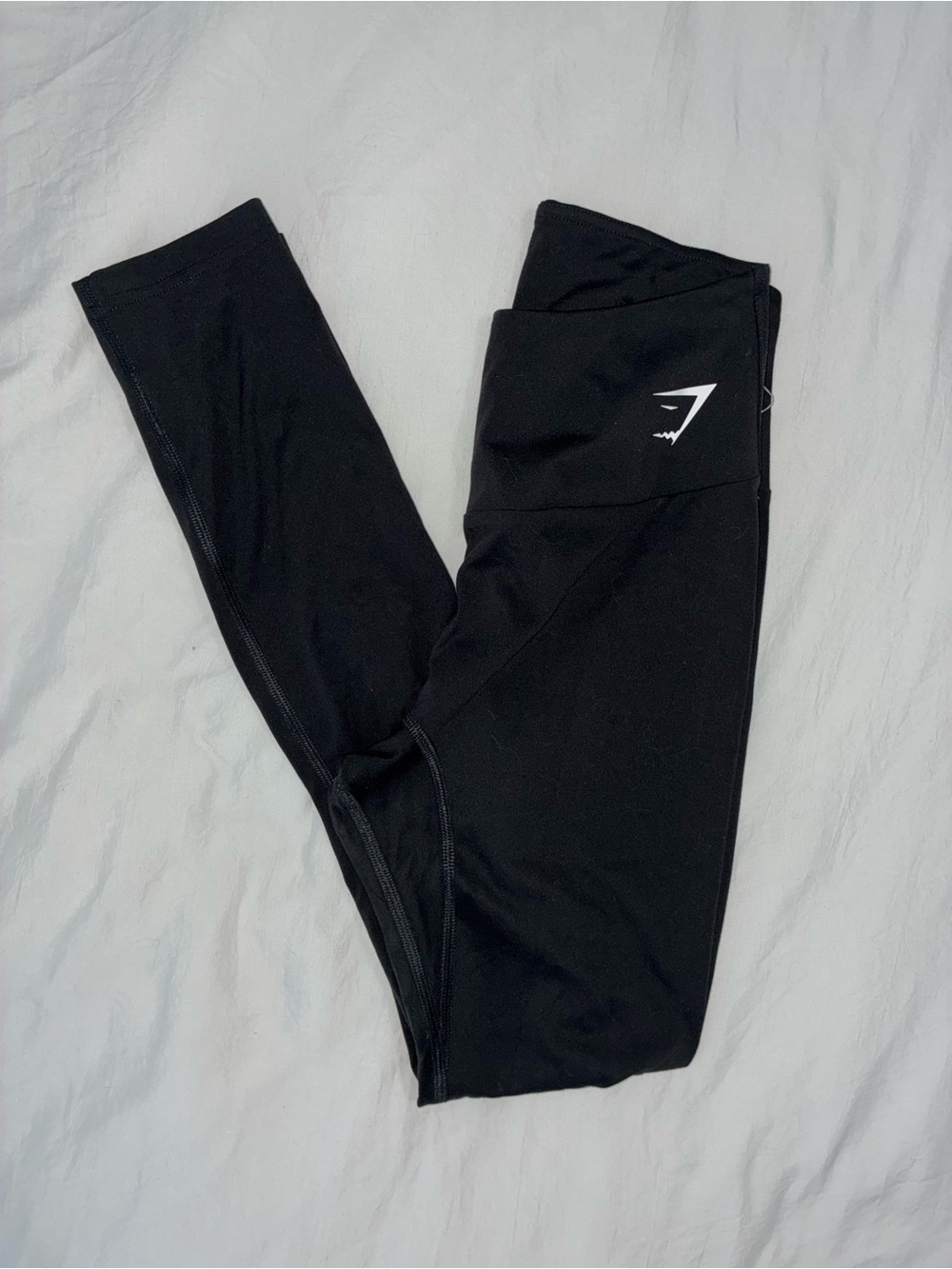 Gymshark Kids Black Logo Athletic Leggings